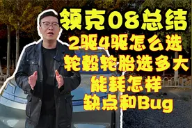 领克08总结！四驱两驱怎么选，轮胎选多大，能耗如何，缺点怎样？
