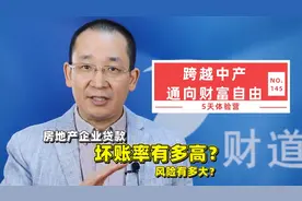 房地产企业贷款坏账率有多高？风险有多大？视频封面