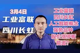 工业富联 四川长虹 人工智能概念强势品种 股价涨停板能追？视频封面