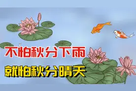 “不怕秋分下雨，就怕秋分晴天”，今日秋分，下雨有啥说法？