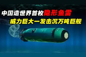 中国鱼雷集大成之作，全球首款隐身鱼雷，万吨巨舰一发击沉！