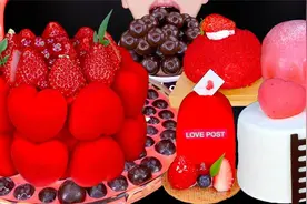 ASMR 草莓巧克力蛋糕 冰激凌甜品 Jimmy视频封面