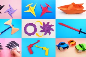 9款男生最喜欢的手工折纸，有飞机、汽车、宝剑等，你喜欢哪一个视频封面