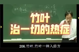 倪师：竹叶，治一切的热症，尤其是糖尿病。视频封面