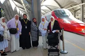 中国承建沙特高铁5年半，2023年载客697万，准点率达97%