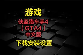 侠盗猎车手4【GTA4】中文版-下载安装设置
