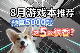 【8月游戏本推荐】RTX4060显卡，预算5000起，这5款很香？视频封面