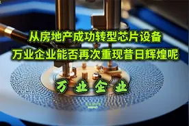 从房地产成功转型芯片设备，万业企业能否再次重现昔日辉煌呢视频封面