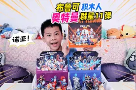 隐藏款诺亚但是绝缘体？群星11弹布鲁可奥特曼积木人战金剑泰坦视频封面