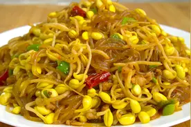 豆芽粉条咋炒才好吃？大妈教你几招，粉条根根分明，豆芽爽脆入味