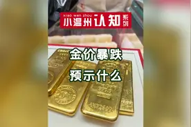 金价的暴跌预示着什么？你们怎么看视频封面