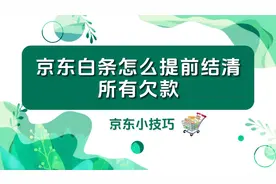 京东白条用户必看！提前还清所有欠款的快速通道
