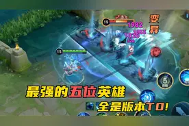 王者新赛季最强的五位英雄：都变异了？全是T0强度！视频封面