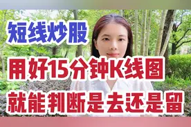 短线炒股，15分钟K线原来这么好用！视频封面