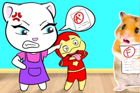 小仓鼠大冒险：调皮仓鼠考试成绩不理想，遭到妈妈责罚很是难过！