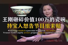 王刚砸碎价值100万的雍正碗，持宝人怒告节目组，最终如何收场？