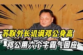 1974年邓公参加联合国大会，苏联外长讥讽其身高，邓公如何回应？视频封面