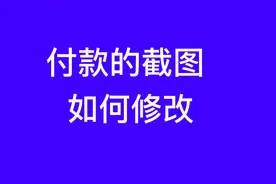 修改账单明细截图里的金额文字时间日期视频封面