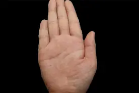 小指短小，生命线尾端分叉，晚年易为子女操劳