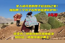 今天哈桑给二楼屋顶制作楼梯，并在屋顶上铺设了黄土视频封面