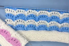 2024年新款美丽的镂空毛衣编织图案教程春秋季【棒针编织640期】