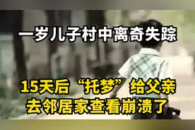 一岁儿子村中离奇失踪，15天后托梦给父亲，去邻居家查验后崩溃了视频封面