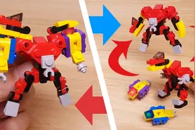 宝藏！25种零件拼搭三合体恐龙机器人 恐龙组合 乐高MOC拼搭教程