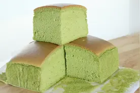 不开裂、不回缩的开心果酱古早味蛋糕做法，细腻绵软，太好吃了视频封面