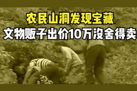 农民山洞发现战国青铜器，文物贩子出价10万，上交国家获一面奖状视频封面