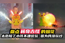 盘点稀奇古怪的烟花，有点危险不建议小孩玩，因为我小时候没玩过视频封面