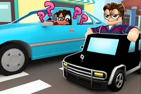 Roblox赛车跑酷：小飞象变成跑车极速漂移直冲终点！