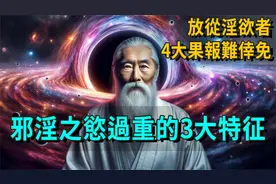 邪淫之欲过重，身上必有3个痕迹！当心4大果报，无人幸免！视频封面