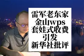 为什么雷军的金山WPS，被新华社批评了？视频封面