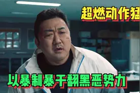 这才是犯罪动作猛片，南韩特警马东锡血战黑恶势力，以暴制暴过瘾