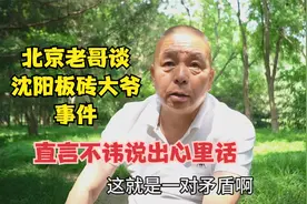 北京老哥谈沈阳板砖大爷事件，直言不讳心里话，您怎么看视频封面