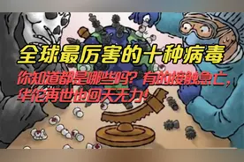 全球最厉害的十种病毒，你知道都是哪些吗？