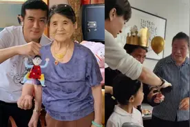 杨子母亲过88大寿，前儿媳陶虹贴心帮切蛋糕，黄圣依避嫌缺席视频封面