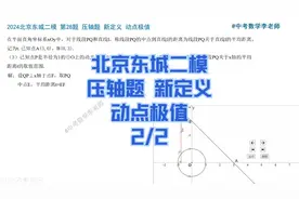 北京东城二模-压轴题-新定义-动点极值2/2视频封面