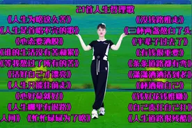 21首人生哲理歌《忙忙碌碌为了啥》《心态要洒脱》《有钱很重要》视频封面