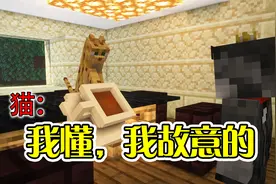 【MC】为什么猫总喜欢扒东西下去？
