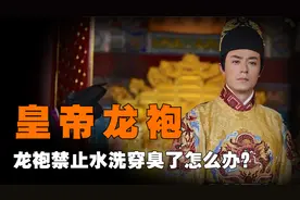 古代皇帝的龙袍不能水洗，脏了怎么办？龙袍又究竟有多金贵？视频封面
