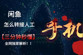 闲鱼怎么转接人工