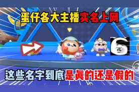 蛋仔派对：蛋仔各大主播实名上网！这些名字到底是真的还是假的？