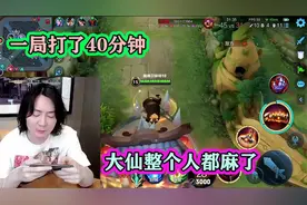 张大仙一局王者鏖战40分钟，整个人都麻了，连龙都不看大仙一眼视频封面
