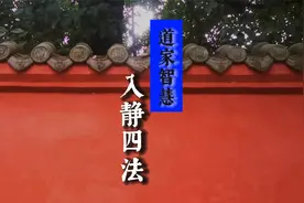 道家智慧心法，入静四法，快速静心，珍贵难得！