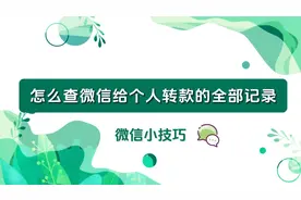 怎么查微信给个人转款的全部记录视频封面