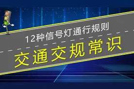 12种信号灯通行规则，新手司机看不懂要反复观看，避免闯红灯