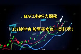 MACD指标大揭秘 3分钟学会 股票买卖点一网打尽！视频封面