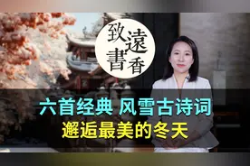 六首经典风雪诗词，景美情长，邂逅最美的冬天！视频封面