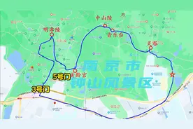 一天游完南京钟山风景名胜区，路线应该怎么走？